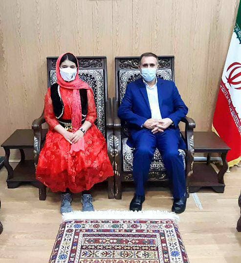 نشست صمیمی رسپیناسفیر صلح کودکان جهان با فرماندار ویژه سیرجانRaspina, the ambassador of world peace, had an intimate meeting with the special governor of Sirjan. 