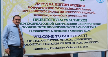 همایش بین المللی ویژگی های زیست محیطی و تنوع زیستی در تاجیکستان مهر1402.International Conference on Ecological features of Biological diversity October 2023
